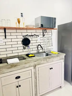 A cozinha ou kitchenette de Residencial Vila das Canoas