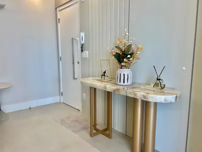 A planta de Perfeita! Cobertura na Praia de Palmas! - EF02J