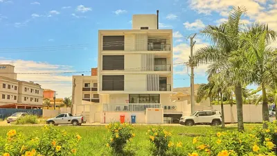 O edifício onde o apartamento está situado
