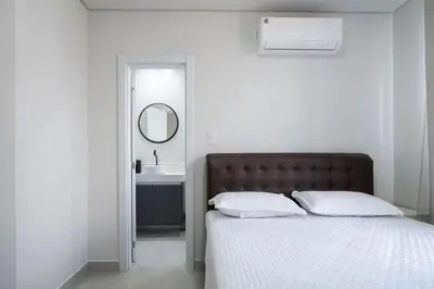 A planta de Apto 3 Quartos com Suíte próximo da Praia