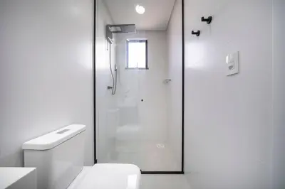 A planta de Apto 3 Quartos com Suíte próximo da Praia