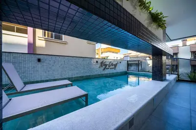 A piscina em ou perto de Apartamento alto padrão 3 quartos c/piscina