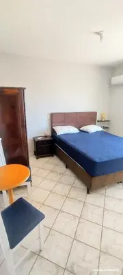 Uma cama ou camas num quarto em code 162 - Apartment Praia de Bombas - sea view