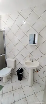 Uma casa de banho em code 162 - Apartment Praia de Bombas - sea view
