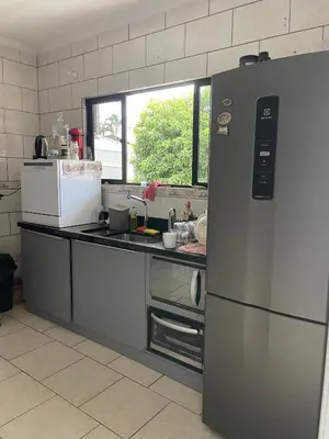 A cozinha ou kitchenette de Casa Balneário, perto Barra Sul