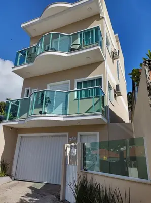 O edifício onde a casa de férias está situado