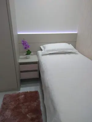 Uma cama ou camas num quarto em Casa Bela Vista