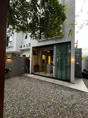 O edifício onde a casa de férias está situado