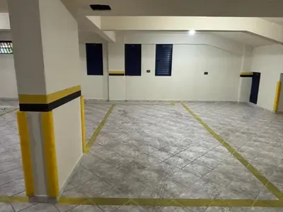 A planta de Vista Mar com Churrasqueira, Climatizado e Garagem
