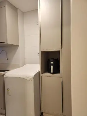 A cozinha ou kitchenette de Apartamento, confortável e com ótima localização!