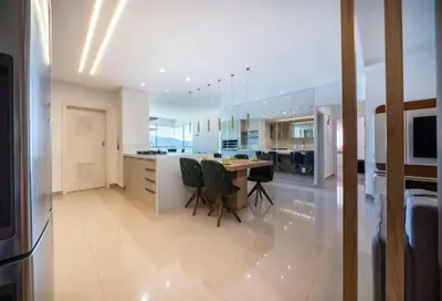 A cozinha ou kitchenette de Apto de alto padrão a 450m da praia JM7729