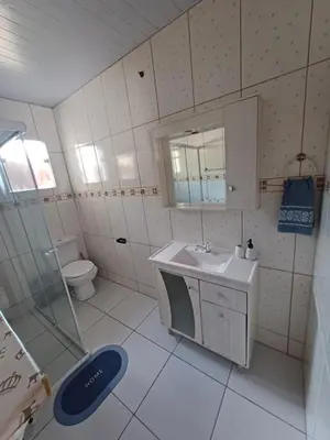 A planta de Casa centro de Porto Belo 400m da Praia
