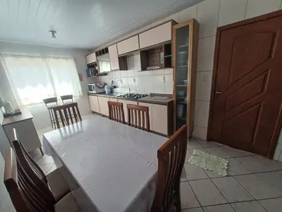 A planta de Casa centro de Porto Belo 400m da Praia