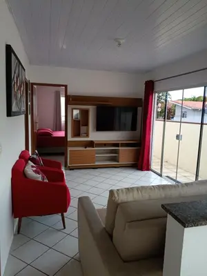 A planta de Casa centro de Porto Belo 400m da Praia