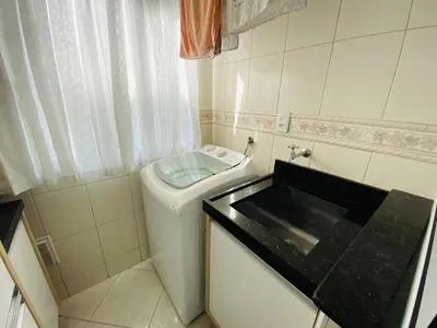A cozinha ou kitchenette de Apartamento Beira Mar