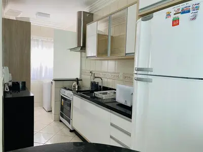 A cozinha ou kitchenette de Apartamento Beira Mar
