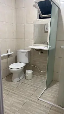 Uma casa de banho em Casa de Temporada