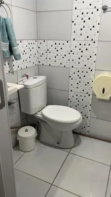 Uma casa de banho em Casa de Temporada