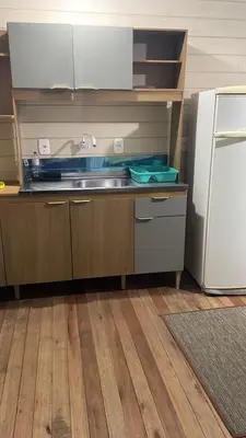 A cozinha ou kitchenette de Casa de Temporada