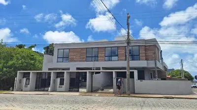 O edifício onde o apartamento está situado