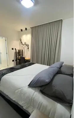 A planta de 3 suítes e 2 vagas perto do mar, apto novo! Tudo de primeira linha muito aconchegante!