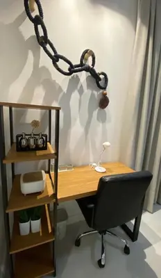 A planta de 3 suítes e 2 vagas perto do mar, apto novo! Tudo de primeira linha muito aconchegante!