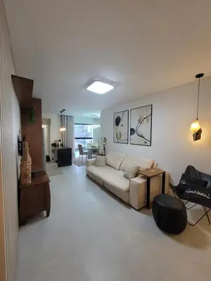 A planta de 3 suítes e 2 vagas perto do mar, apto novo! Tudo de primeira linha muito aconchegante!