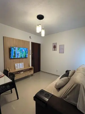 A planta de Apto Completo Premium com 2 quartos, garagem e Próximo as Praias!