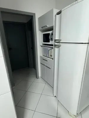 A cozinha ou kitchenette de Casa 2 quartos em Zimbros - Bombinhas SC