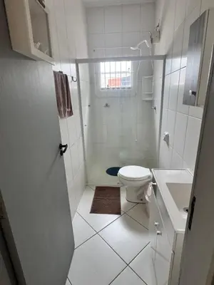 Uma casa de banho em Casa 2 quartos em Zimbros - Bombinhas SC