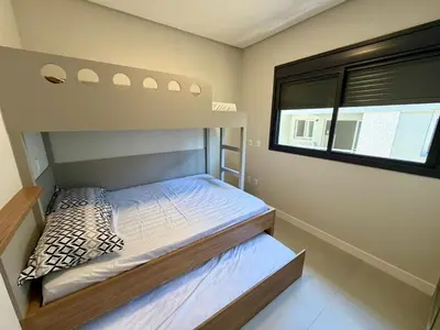 A planta de Apto na Praia de Palmas a 400m da praia