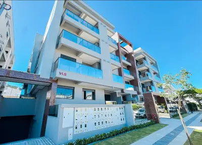 A planta de Apto na Praia de Palmas a 400m da praia