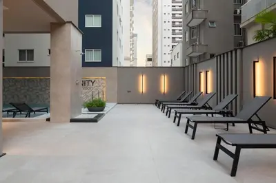 A planta de Infinity Tower Flat 1105