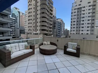 Uma área de estar em Meia Praia Itapema Apartmento até 10 pessoas