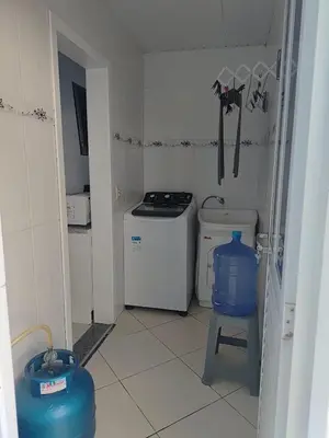A cozinha ou kitchenette de Apartamento em Bombinhas