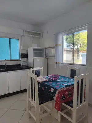 A cozinha ou kitchenette de Apartamento em Bombinhas