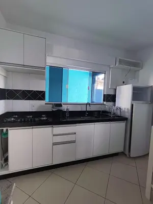 A cozinha ou kitchenette de Apartamento em Bombinhas