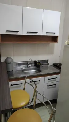 A cozinha ou kitchenette de Kitnet Container 2