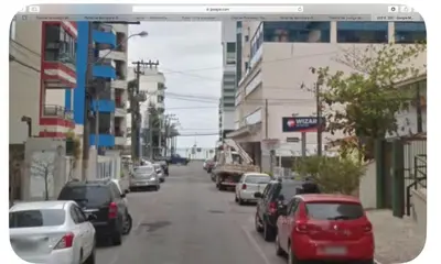 A vizinhança circundante ou próxima do apartamento