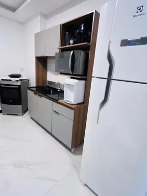 A cozinha ou kitchenette de Apartamento 03 dormitório em Porto belo