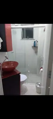 Uma casa de banho em Apto aconchegante em Camboriú, para sentir-se em casa