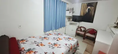 Uma cama ou camas num quarto em Bruna