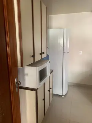 A cozinha ou kitchenette de Casa frente mar em itapema