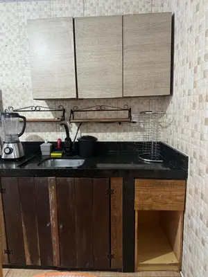 A cozinha ou kitchenette de Casa na praia próximo a Balneário Perequê Porto Belo