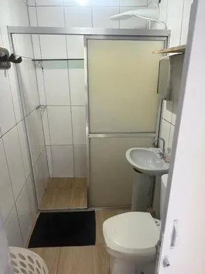 Uma casa de banho em Casa na praia próximo a Balneário Perequê Porto Belo