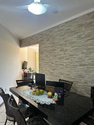 A planta de Apartamento pé na areia!