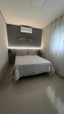 Uma cama ou camas num quarto em The best of Santa Catarina!