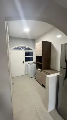 A cozinha ou kitchenette de Casa centro de bombinhas