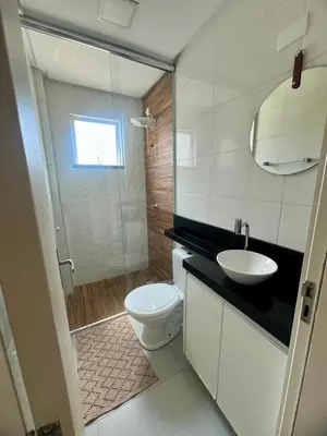 Uma casa de banho em Apartamento Rio pequeno Camboriú SC