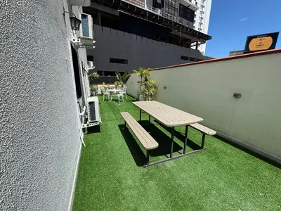 A planta de Apto 2 qts 350m da praia no centro BC EAN0104